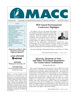 Quorum, Quantum of Vote, and Other Procedural Quandaries for