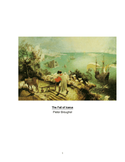 The Fall of Icarus Pieter Breughel