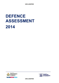 defence assessment 2014 - The Ministry of Defence