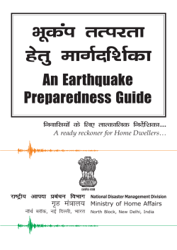 An Earthquake Preparedness Guide