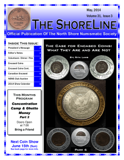 The Case for Encased Coins - North Shore Numismatic Society