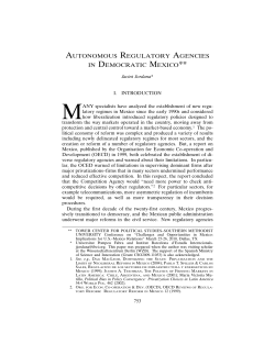 autonomous regulatory agencies in democratic