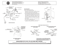 INSTALLATION OF STI-6254, STI
