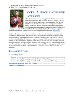 educator`s guide - School Library Journal