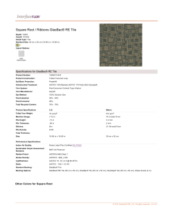 Square Root / Ribbons GlasBac&reg; RE Tile