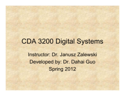 CDA 3200 Digital Systems