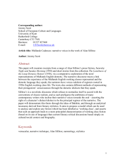 Abstract Keywords - University of Kent