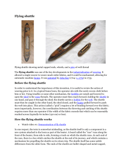 Flying shuttle - Gasconade County Historical Society