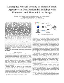 Leveraging Physical Locality to Integrate Smart Appliances in Non