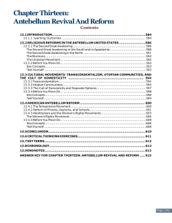 ChaPtEr thIrtEEn: antEBEllUm rEvIval anD rEfOrm