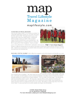 Map Travel Magazine Overview