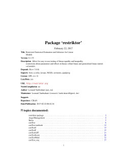 Package `restriktor`