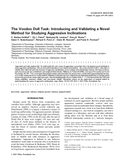 The voodoo doll task: Introducing and validating