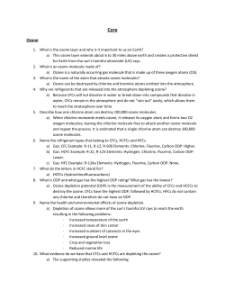 1. What is the ozone layer and why is it important to us on Earth? a