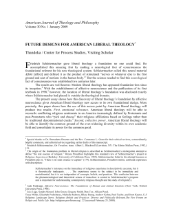future designs for american liberal theology