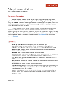 Summary of Insurance Policies