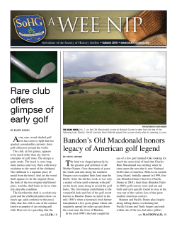 Rare club offers glimpse of early golf