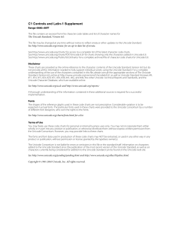 The Unicode Standard 6.0