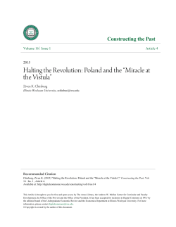 Halting the Revolution: Poland and the &ldquo;Miracle at the Vistula&rdquo;