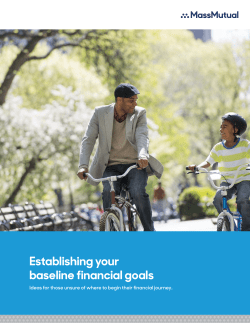 Establishing your baseline financial goals - FieldNet