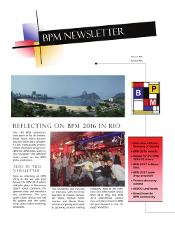 BPM Newsletter 2/2016