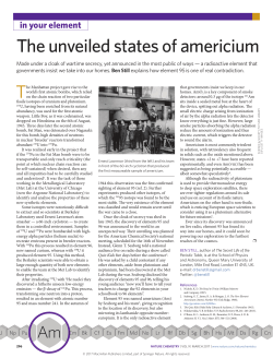 The unveiled states of americium