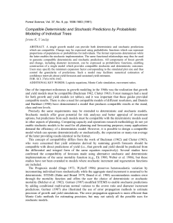 Compatible Deterministic and Stochastic Predictions