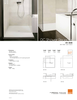 Dimensions 36 x 36 x 1.5 inch 914 x 914 x 38 mm Drain