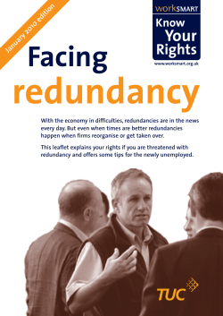 Facing Redundancy
