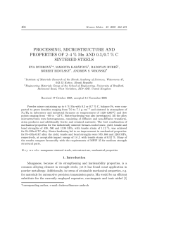 Full Text - Kovove materialy