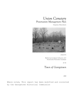 Union Cemetery - Town of Georgetown