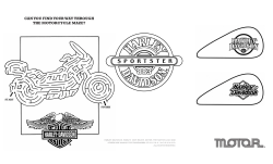 CAN YOU FIND YOUR WAY THROUGH THE MOTORCYCLE MAZE?