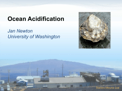Ocean Acidification