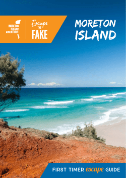 First Timer Escape Guide - Moreton Island Adventures
