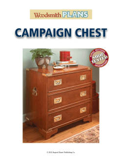 campaign chest - Woodsmith Shop
