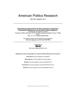 American Politics Research