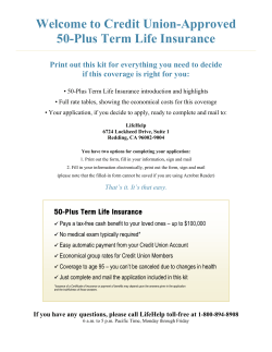 Welcome to Credit Union-Approved 50
