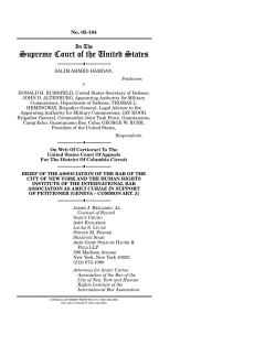 Amicus Curiae - International Bar Association