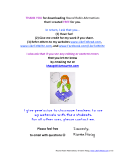 Round Robin Alternatives