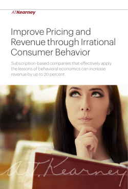 Improve Pricing and Revenue through Irrational