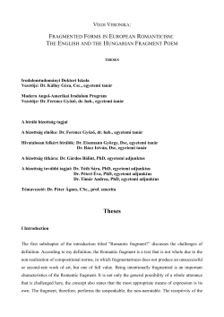 Theses - ELTE BTK disszert&aacute;ci&oacute;k