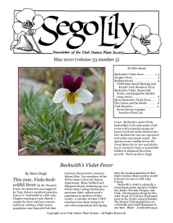 May 2010 (volume 33 Number 3)