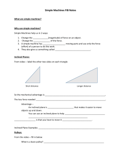 Simple Machines FIB Notes - Flipped Out Science with Mrs. Thomas!