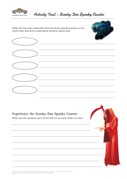 Activity Trail &ndash; Scooby-Doo Spooky Coaster