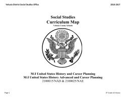 United States History and United States History Advanced