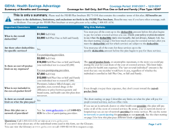 GEHA: Health Savings Advantage