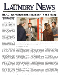 HLAC-accredited plants number 75 and rising