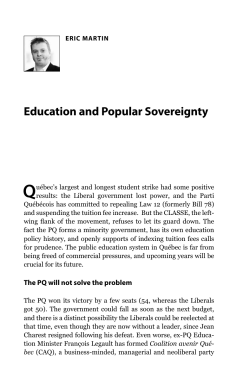 education and Popular Sovereignty