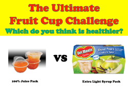 100% Juice Pack Extra Light Syrup Pack