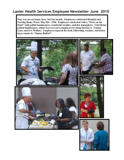 Lanier Health Services Employee Newsletter June 2010